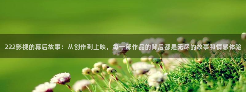 浮力影院最新发地布wy37地扯：222影视的幕后故事：从创作到上映，每一部作品的背后都是无尽的故事和情感体验